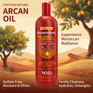Champú de Aceite de Argán Natural Certificado por Creme of Nature, Sin Sulfatos, para el Cuidado Hidratante del Cabello Natural - Product Image 3