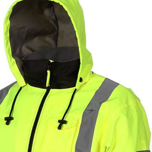 Chaqueta reflectante Hi Vis Traffic Impermeable a prueba de viento Fluorescente Abrigo DE SEGURIDAD Invierno con colores personalizados tamaño y logotipo - Product Image 4