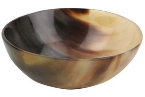 Tazón para Ensalada de Cuerno de Búfalo Hecho a Mano de Alta Calidad, Tazón para Servir de Cuerno Natural Hecho a Mano, Altamente Pulido, Estilo Animal - Product Image 3