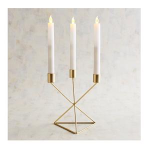 Canlde de diseño único de Metal, soporte con excelente equilibrio y resistente al viento - Product Image 2