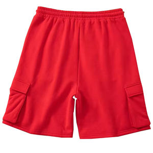 Custom Wholesale Drawstring Hip Hop Fade Cotton Distressed Street Style Washed Baggy Acid Wash Men Cargo Shorts With Pockets - Product Image 4