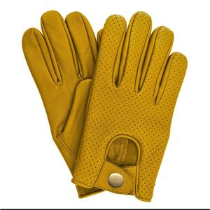 Gants de conduite à doigts entiers pour hommes en cuir de mouton véritable Prix raisonnable Gants en cuir élégants pour la conduite - Product Image 5