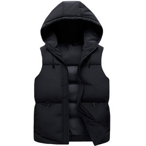 เสื้อแขนกุดมีซิปน้ำหนักเบาสำหรับผู้ชายเสื้อแขนกุดมีฉนวนกันความร้อนสำหรับใส่กลางแจ้งฤดูหนาว - Product Image 3