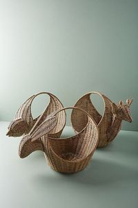 Convenience Eco-Friendly Bohemian Style Rattan Beverage Storage <b>Basket</b> with 4 Compartments OEM Woven <b>Wicker</b> Vietnam - Product Image 2