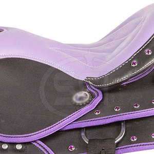 Silla de montar de alta calidad para caballos, con soporte y confort, para deportes ecuestres y uso en establos. - Product Image 6