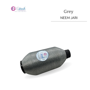 Gray2 Couleur 180D Neem Jari Métallique Flora Jari Fil à Broder Haute Ténacité Lurex Polyester pour Tricotage à la Main - Product Image 2
