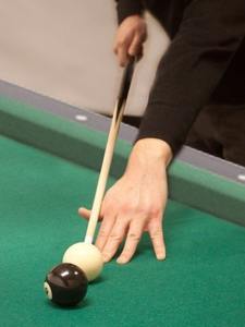 Queue de billard courte de 36 pouces en bois pour bar et table de billard à domicile - Product Image 6