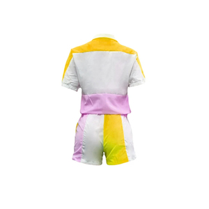 Chaqueta cortavientos deportiva de poliéster de dos piezas personalizada, conjunto de pantalones cortos ligeros para correr, conjuntos de pantalones cortos cortavientos, novedad de 2025 - Product Image 2