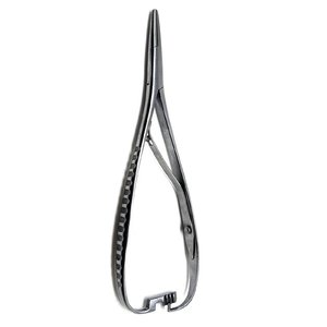 Fórceps de microaguja de alta calidad, 6 pulgadas rectos con bloqueo Manual, juego de instrumentos de acero inoxidable, gran oferta de Lore - Product Image 1