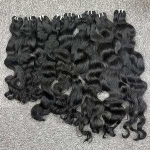 Vague naturelle de meilleure qualité dans les cheveux de trame, 100% cheveux humains, cheveux bruts cambodgiens un donneur non transformés - Product Image 1