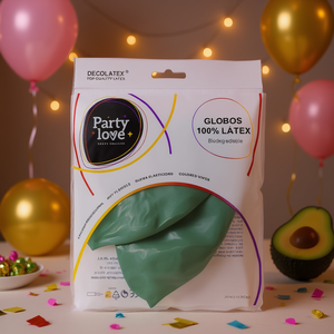 Globos de Látex Party Love R36 Verde Aguacate 90Cm, Bolsa de 3 Piezas - Product Image 3