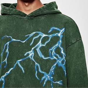 Sweat-shirts tendance pour hommes, délavés, mode décontractée, surdimensionnés, séchage rapide, sweat-shirts délavés, téléchargés par Dress Sports - Product Image 5