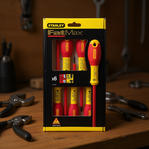 ชุดไขควงหุ้มฉนวนสแตนลีย์ แฟตแม็กซ์ 6 ชิ้น พร้อมหัวเปลี่ยนแบบต่างๆ - Product Image 3