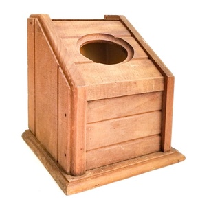 Caja de pañuelos de madera Natural 100%, decoración de escritorio, nuevo diseño, caja de pañuelos de madera de mango para uso en oficina y restaurante - Product Image 3