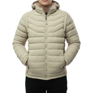 Chaqueta Acolchada para Hombre, Color Marrón, con Logotipo Personalizado, Chaqueta de Invierno Acolchada, Ropa de Abrigo Cálida, Chaqueta Ligera de Calle para Hombre - Product Image 4