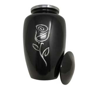 Urna de cremación cruzada de estilo europeo de aluminio personalizada, hecha a mano para funerales de bebés y mascotas, suministro al por mayor personalizable - Product Image 5