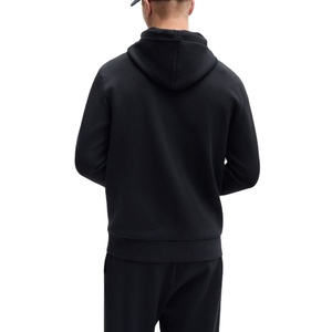 Ensemble deux pièces pour homme, sweat à capuche zippé et pantalon de jogging en mélange polyester/coton respirant et léger, pour l'entraînement sportif en plein air - Product Image 4