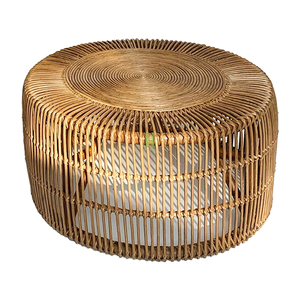 Offre spéciale Table d'appoint en rotin naturel Table basse Table Console de salon Conceptions de meubles OEM personnalisés en provenance du Vietnam - Product Image 6