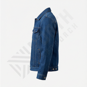 Veste en jean vert olive sur mesure pour homme 2025, tissu respirant de haute qualité, style boutonné, vêtement d'extérieur à séchage rapide pour homme - Product Image 3
