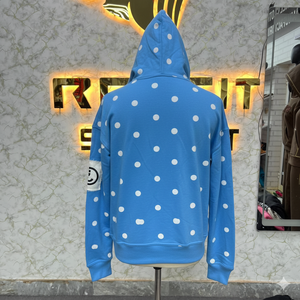 Sudadera con Capucha y Cremallera Personalizada con Logotipo, Material de Primera Calidad, Chaqueta con Cremallera y Pedrería, Lavado Ácido, Estilo Vintage, Sudadera de Forro Polar para Hombre, Ropa Urbana - Product Image 6