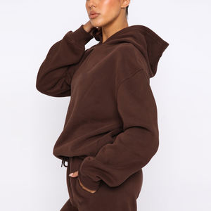 Proveedor de alta calidad Diseño personalizado Logo Gráfico impreso Bordado Unisex Fleece Blank Plain Sudaderas con capucha de gran tamaño de punto - Product Image 3