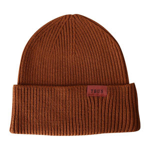 Gorro de punto con puños para hombre, gorros de Jacquard, gorros cálidos de invierno, gorros para hombres y mujeres, Oliva - Product Image 4