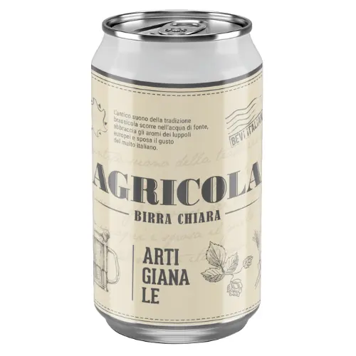 Bir Artisan AGRICOLA CHIARA Kerajinan Italia lager dapat 12x33cl