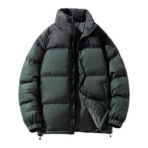 Outdoor Warm Custom Windbreaker Waterproof Bubble Padded Men's <b>Jackets</b> Work Wear <b>Quilted</b> Down Winter Puffer <b>Jacket</b> For Men - Product Image 1