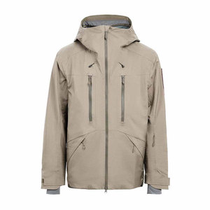 Chaqueta de Esquí con Capucha a la Moda, Logotipo Frontal, Transpirable, Ecológica, Duradera, Unisex, Chaqueta de Nieve para Invierno, Ropa de Exterior Elegante - Product Image 1