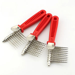 Stainless Steel Dog Rake Comb Trimmer Pet Grooming Tool for Removing Dead <b>Matted</b> Knotted Hair for Demitting <b>Cat</b> & Dog - Product Image 1
