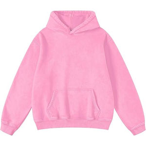 Sudaderas Unisex Extra Grandes para Mujer con Logotipo Personalizado, Estilo NW, Top Corto, Sudadera con Capucha, Técnica Lavada, Temporada de Otoño - Product Image 1