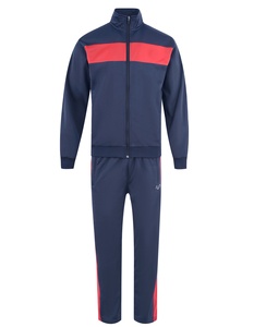 Conjunto Deportivo Personalizable para Hombre, de Invierno, para Gimnasio, con Cremallera, de 2 Piezas, Chaqueta y Pantalón, Secado Rápido, Transpirable, 100% Algodón - Product Image 1