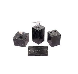 Ensemble de bouteilles en marbre design de luxe, décoration de salle de bain et shompoo, accessoires de salle de bain, à vendre - Product Image 5