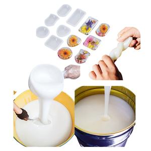 แพลทินัมบำบัด1:1ซิลิโคนเหลวปลอดสารพิษอาหารปลอดภัยยางหดต่ำสำหรับทำแม่พิมพ์งานฝีมือ DIY เครื่องประดับ - Product Image 2