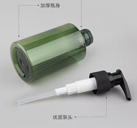 Bouteille de lotion à pompe à épaule inclinée avec impression de logo personnalisé, 100 ml, 500 ml, distributeur rechargeable pour gel douche, shampoing, cosmétiques