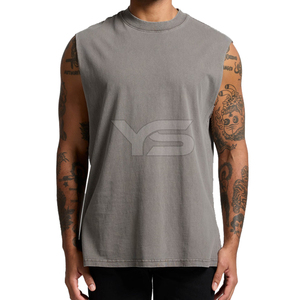 Camiseta de entrenamiento personalizada para hombre, 90% de algodón, 10% Spandex, camiseta de atletismo informal transpirable para correr, camiseta de entrenamiento con estampado - Product Image 1