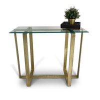 Console et étagère modernes en bois massif pour salon