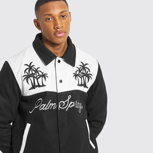 Chaqueta Varsity Personalizada para Hombre, Diseño de Mangas de Lana y Lona, Logotipo Frontal Impermeable, para Moda de Invierno, Proveedor de Pedidos al por Mayor - Product Image 3