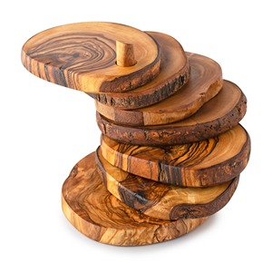 Posavasos redondo de madera de diseño moderno de alta calidad para oficina, hogar y decoración de Hotel, envío gratis desde la India - Product Image 5
