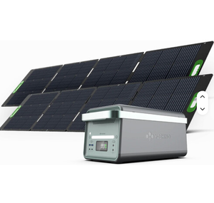 Nuovissima Stazione di Alimentazione Portatile B4000 SST con Due Pannelli Solari da 200W K40SP22 Nuova - Product Image 1