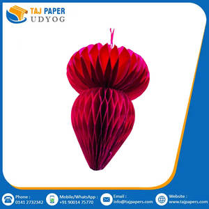 Venta al por mayor colgante de panal de miel adornos de decoración de Navidad último diseño de estilo artificial para fiesta y artículos decorativos de uso doméstico - Product Image 2