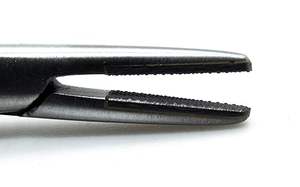 Portaagujas T/C Castroviejo 7 "Punta recta 15mm Instrumentos microquirúrgicos de acero inoxidable - Product Image 4