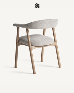 Valerisse Luxury Solid <b>Teak</b> Wood Dining <b>Chair</b> Modern Premium Dining Room Furniture Handcrafted Eco-Friendly Durable <b>Chair</b> - Product Image 4
