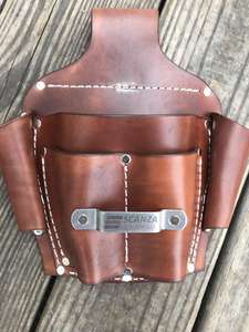 Herramientas de reparación de carpintero, duradera, barata, multifuncional, bolsa de herramientas para electricista, logotipo personalizado, cinturón de herramientas de cuero negro, OEM - Product Image 6