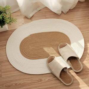 Look accrocheur tapis de jute fait à la main tapis de jute tissé à la main tapis tressés de jute disponibles à des prix raisonnables - Product Image 2