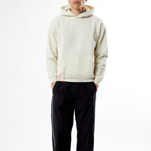 เสื้อมีฮู้ดโอเวอร์ไซส์สำหรับผู้ชายเสื้อสวมหัวผ้าฝ้าย100% 450GSM มีฮู้ดทรงหลวมใส่สบายพิมพ์ลายได้ตามต้องการ - Product Image 3