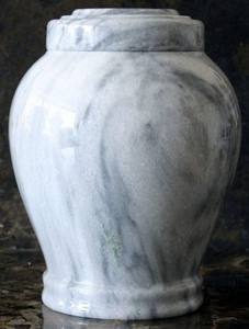 Urna de mármol de cebra negra hecha a mano para mascotas, urna de ceniza de cremación funeraria de Europa del Este para servicios conmemorativos de mascotas - Product Image 2