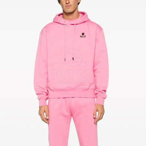 2025 usine en gros hommes hiver décontracté couleur unie respirant doublé sweat à capuche Logo personnalisé sweats à capuche faits - Product Image 2