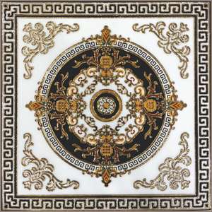 Céramique 600*600 Silver Golden Glazed Face Design Carrelage de sol décoré Carreaux de décoration de maison Carreaux de décoration murale - Product Image 6