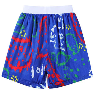 Moda verano diseño de lujo pantalones cortos personalizados gimnasio entrenamiento malla pantalones cortos 5 pulgadas sublimación baloncesto pantalones cortos de los hombres - Product Image 2